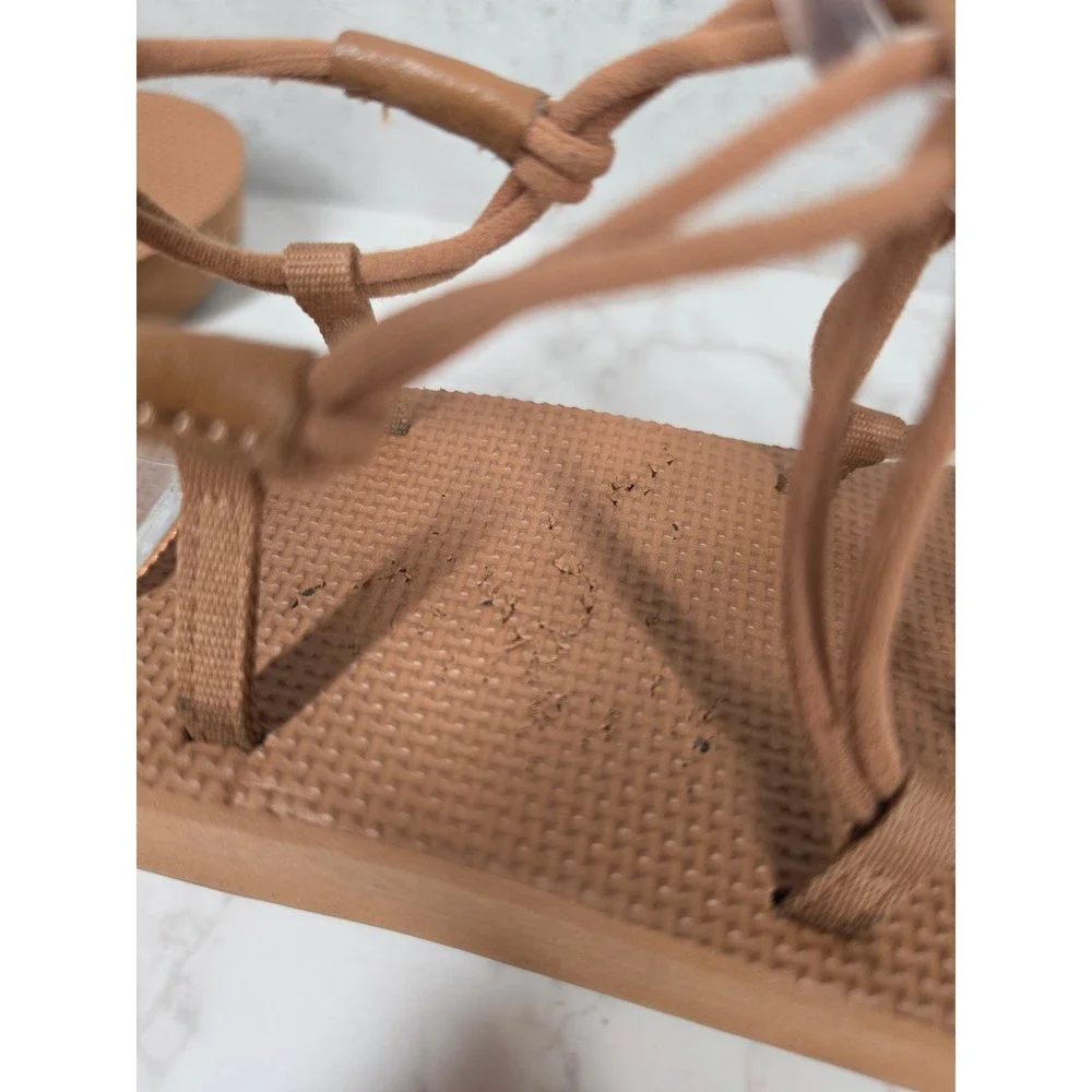 Teva Midform Infinity Brown Strappy Gladiator Summer Platform Sandals Women EU41